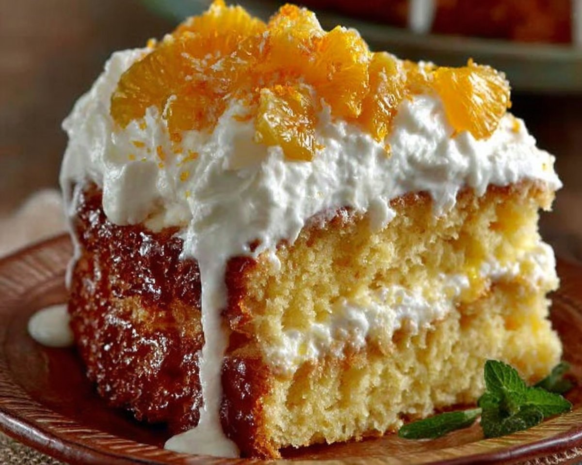 Pineapple Orange Sunshine Cake
