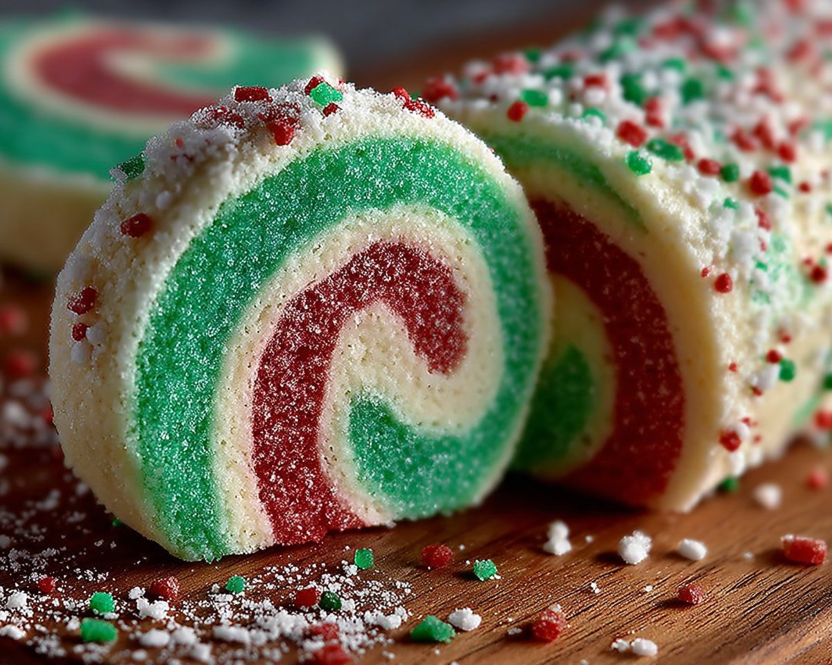 Christmas Pinwheel Cookies