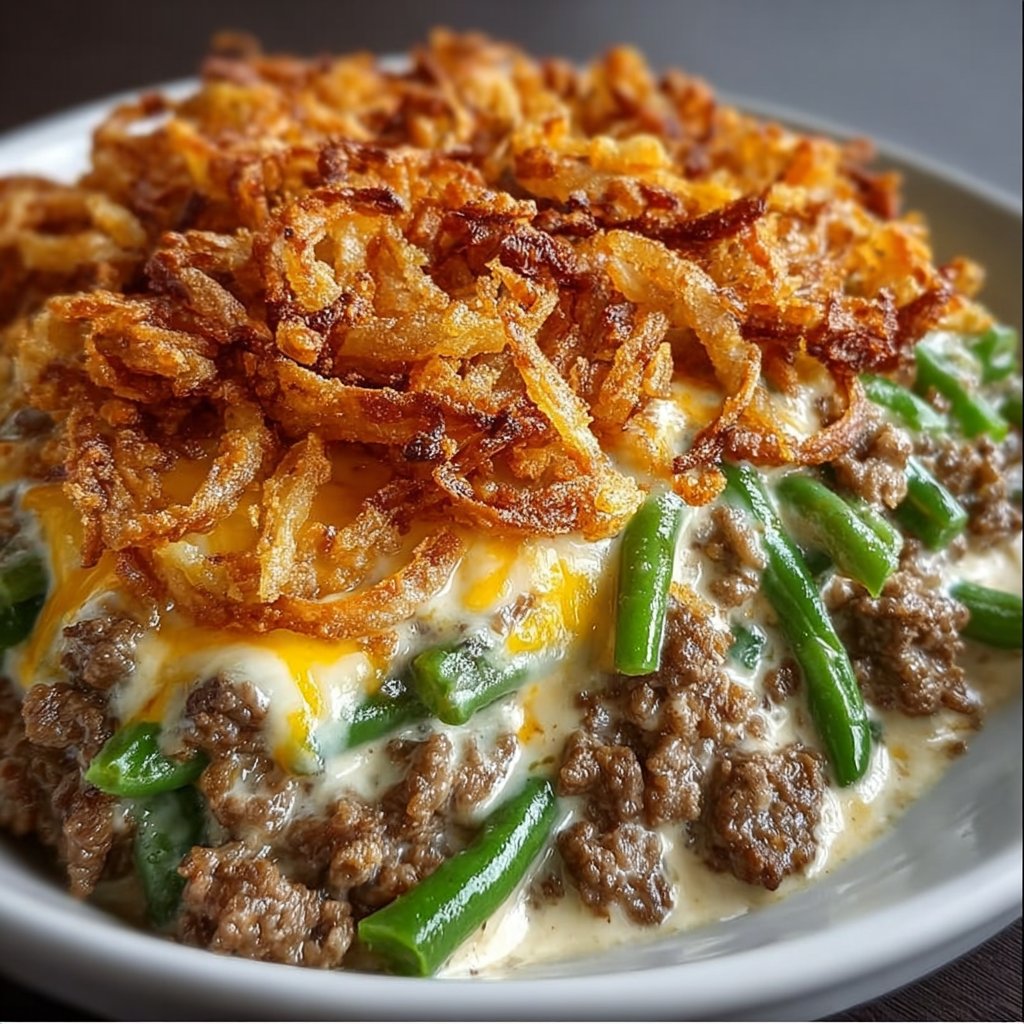 Hamburger Green Bean Casserole