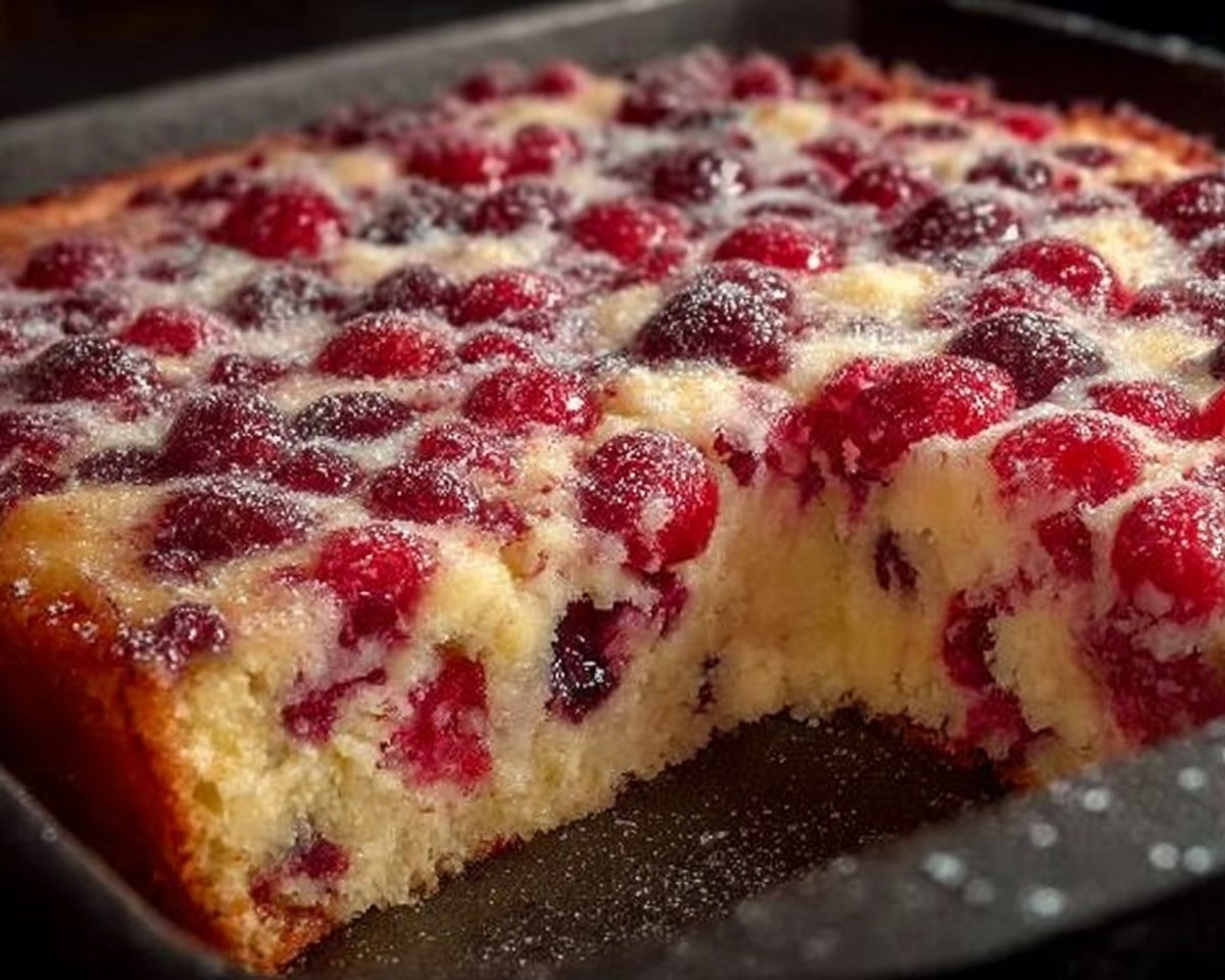 Cranberry Christmas Cake
