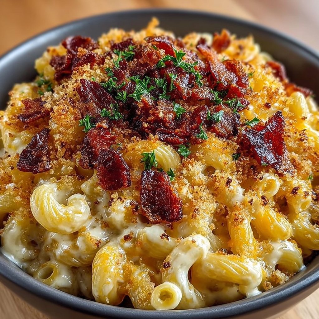 Cheesy Bacon Mac & Cheese