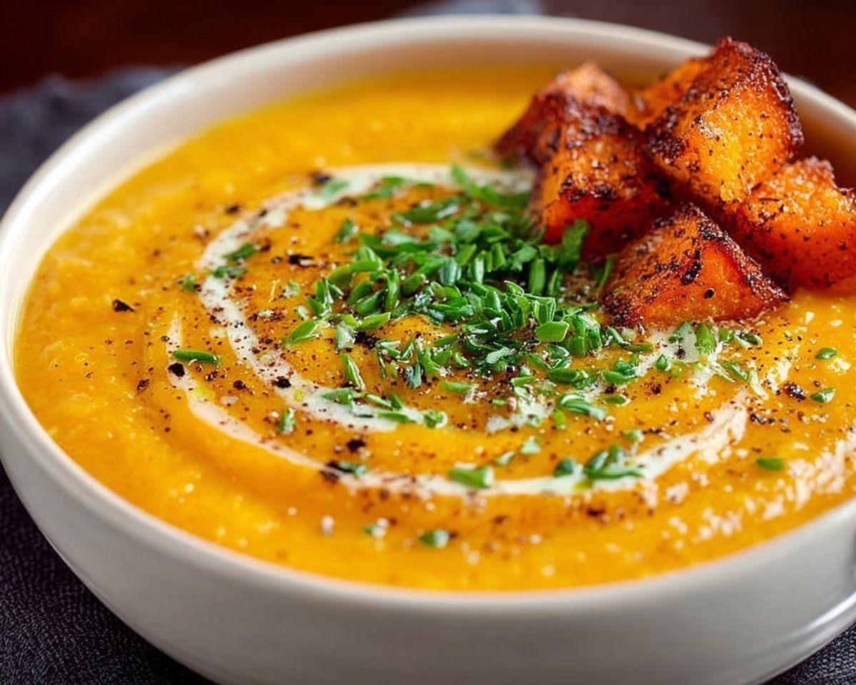 Acorn and Butternut Squash Soup