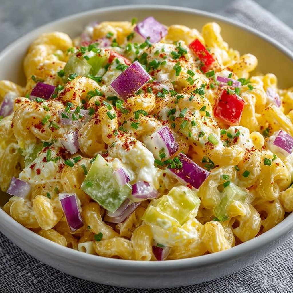 Sweet Amish Macaroni Salad