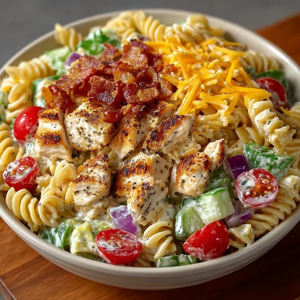 Club Sandwich Pasta Salad