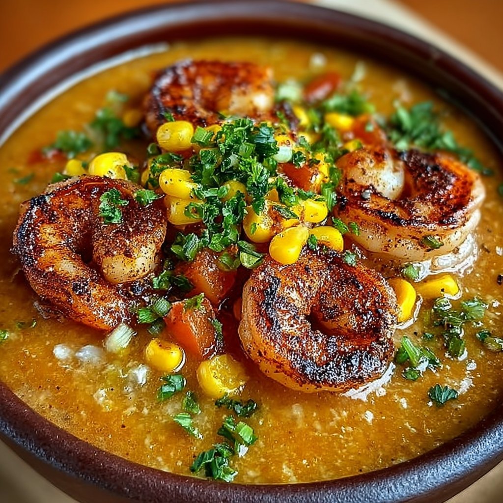 New Orleans Shrimp and Corn Bisque
