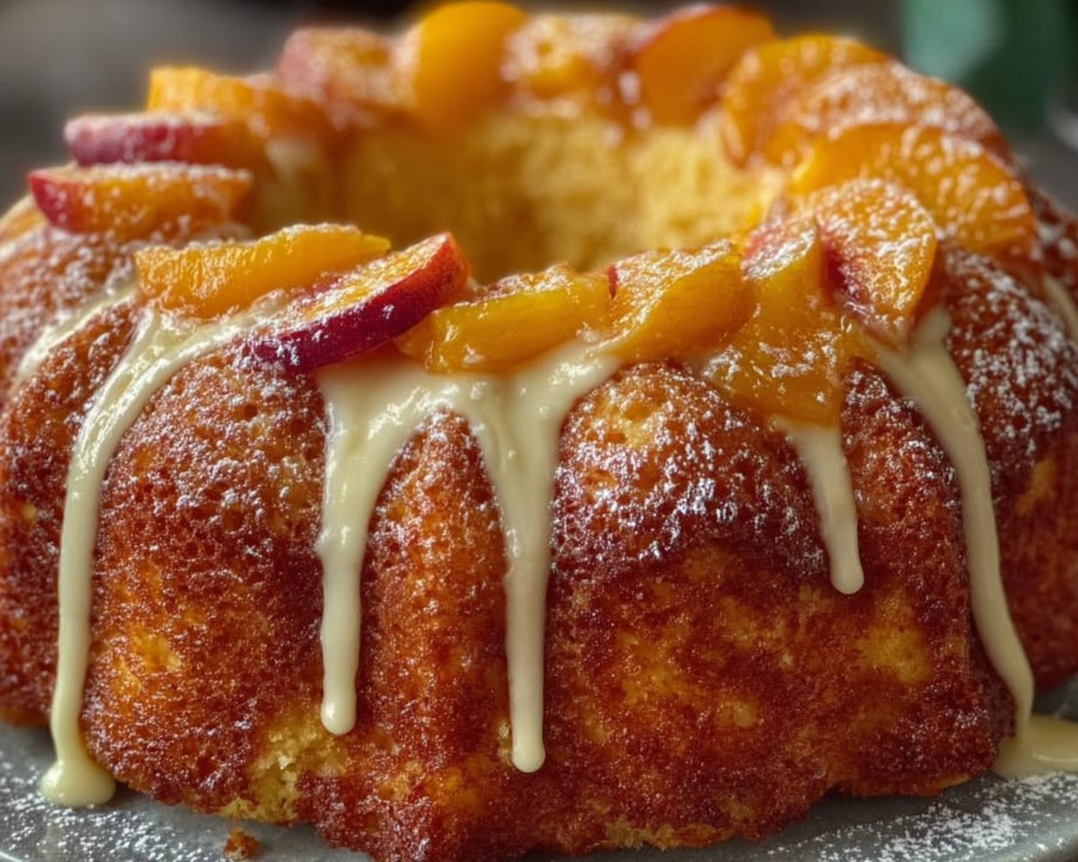 Peach Bundt Cake