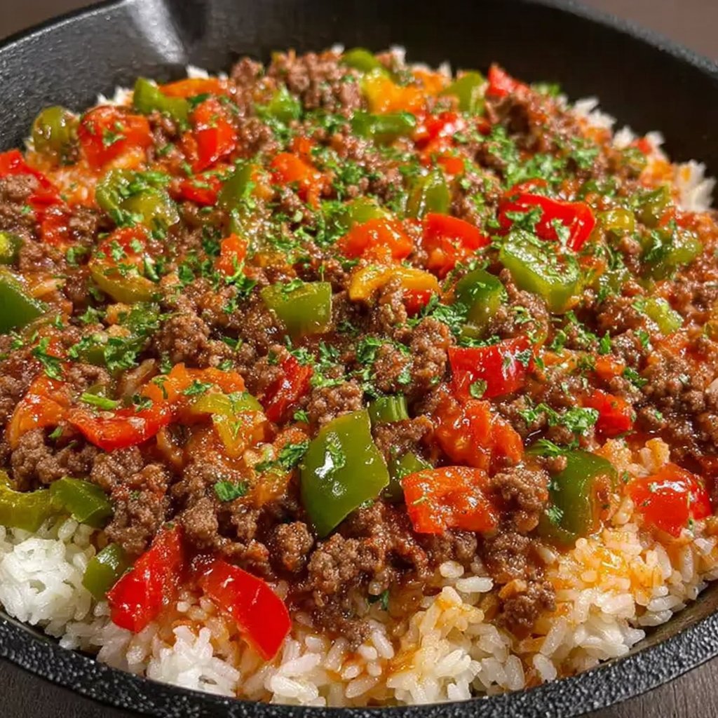 Unstuffed Pepper Skillet