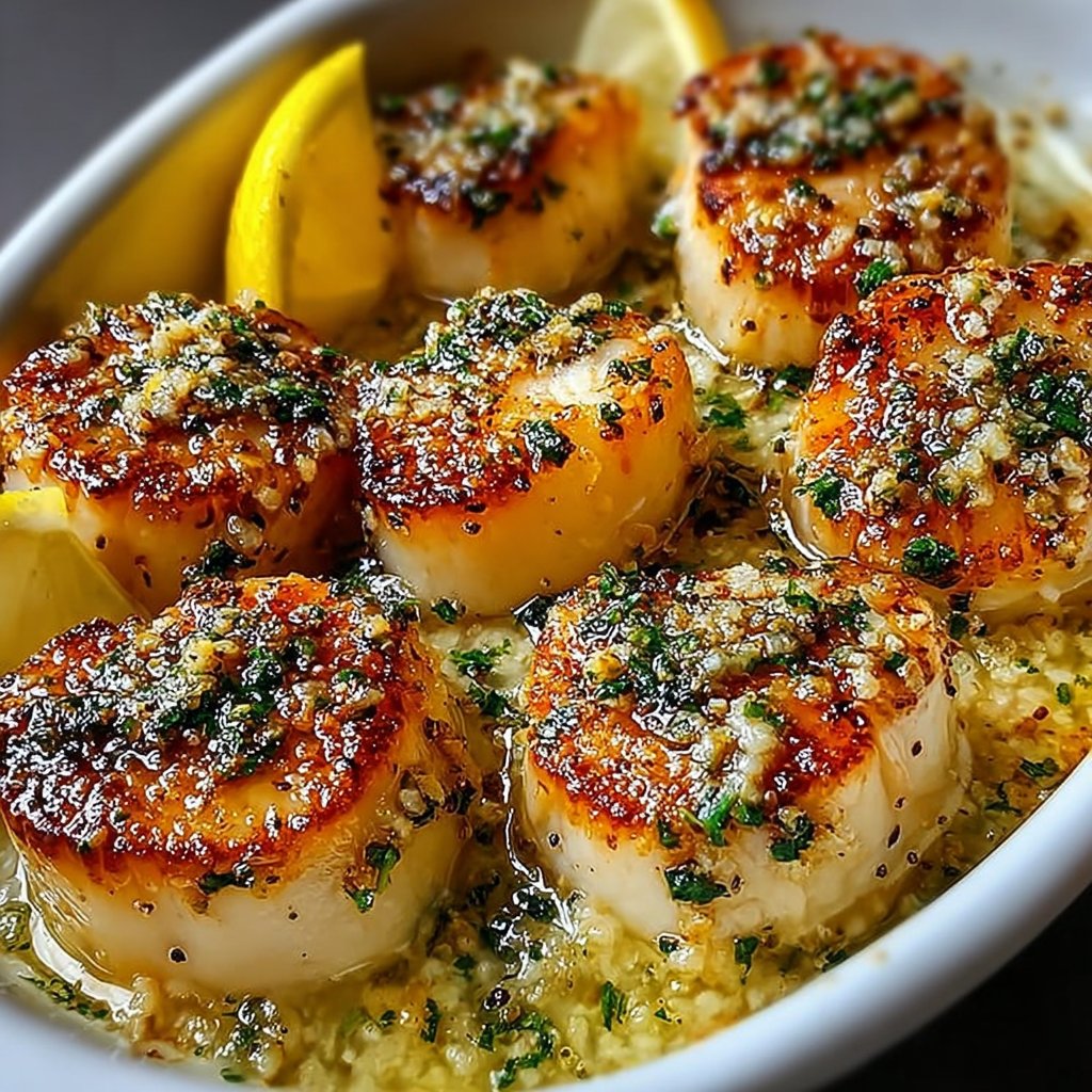 Savory Garlic Butter Scallops