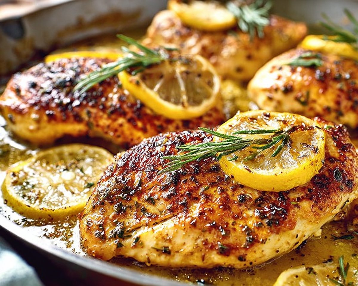 Healthy Baked Lemon Chicken
