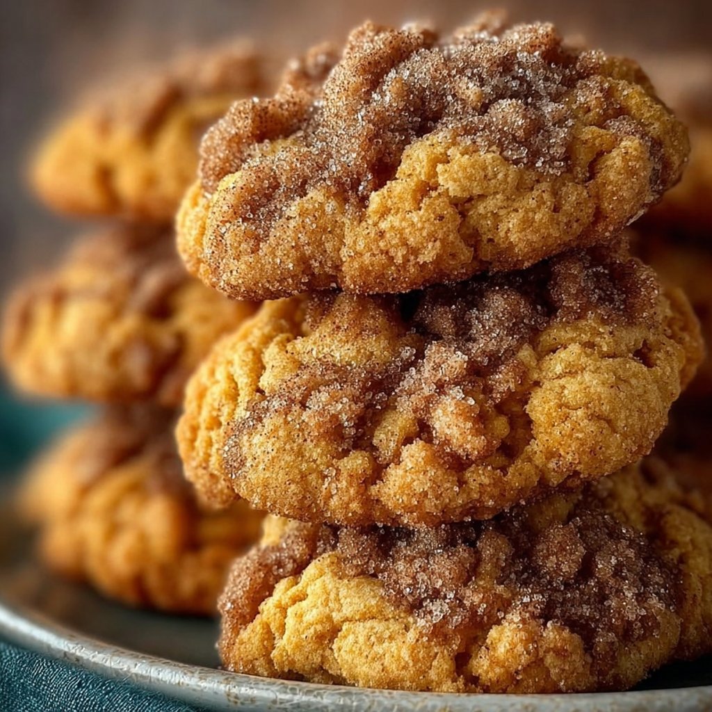 Pumpkin Cinnamon Crumble Cookies