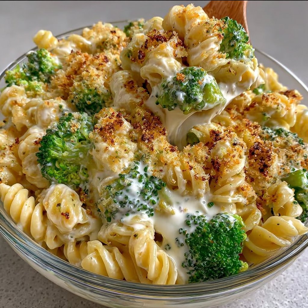No-Boil Broccoli Pasta Bake