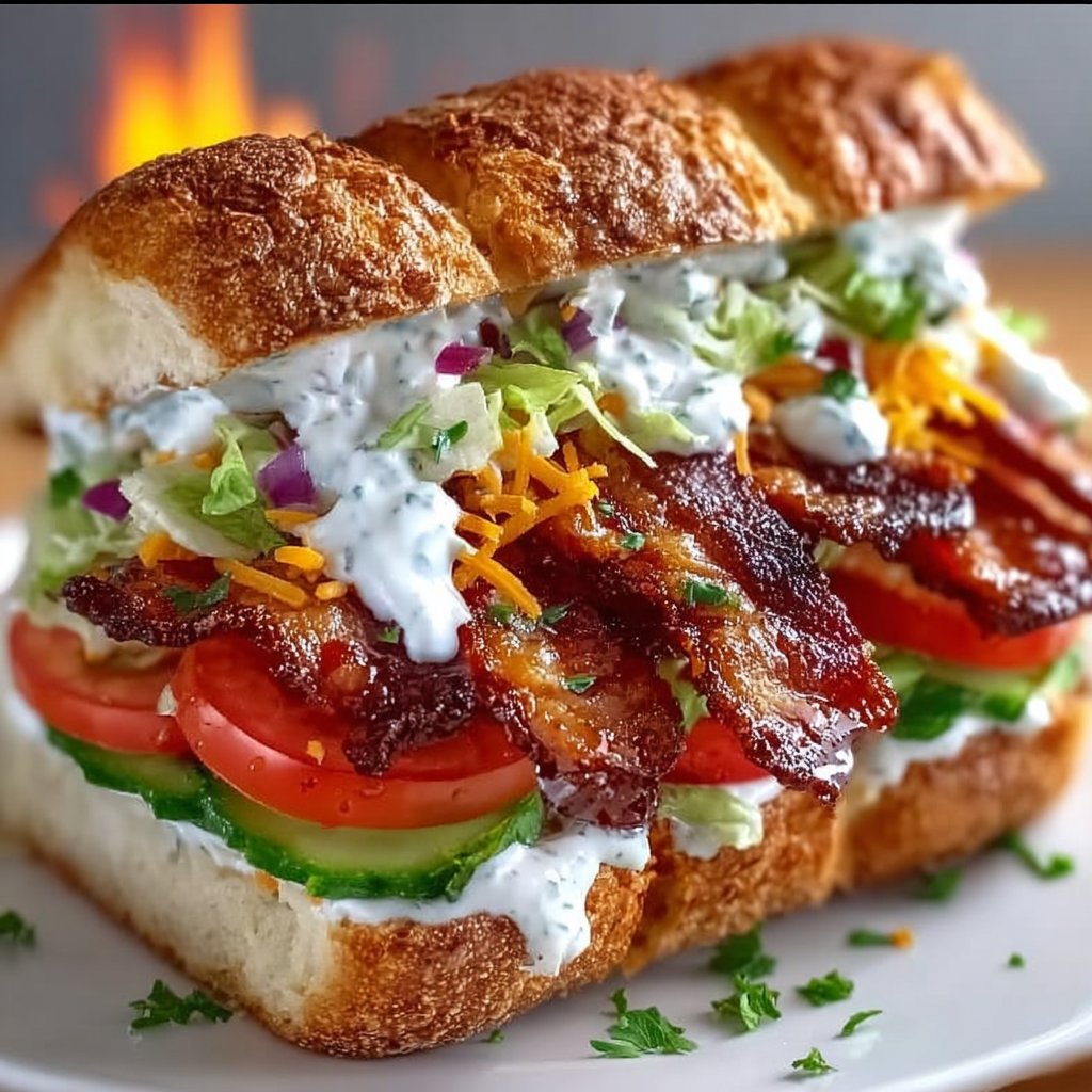 BBQ Bacon Ranch BLT