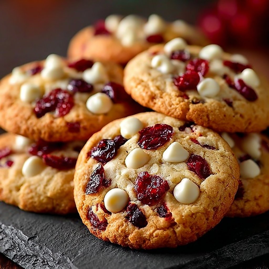 White Chocolate Cranberry Cookies