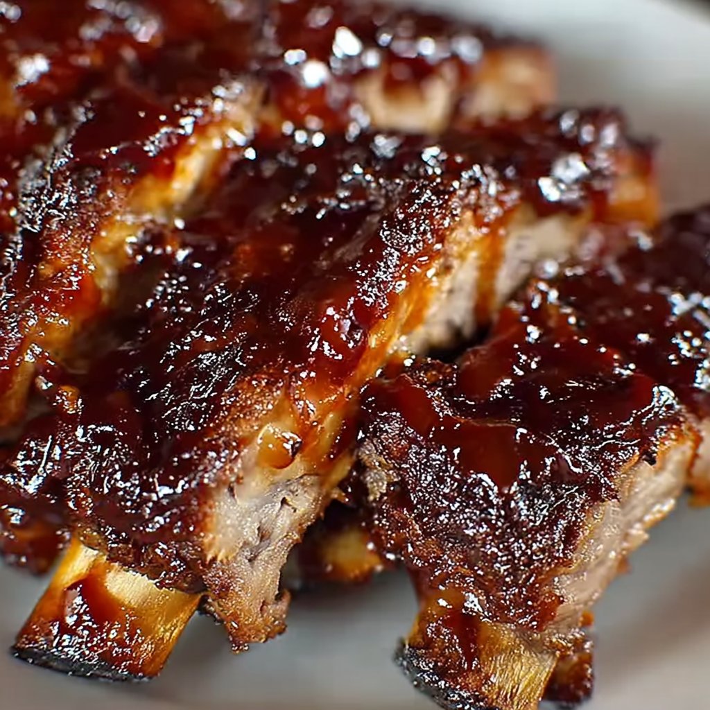 Irresistibly Easy Crockpot Barbecue Ribs