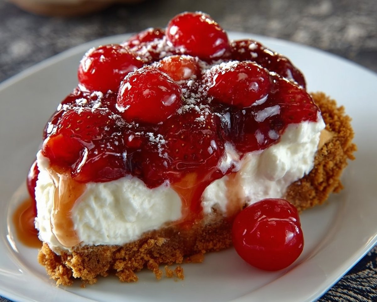 No-Bake Strawberry Cheesecake