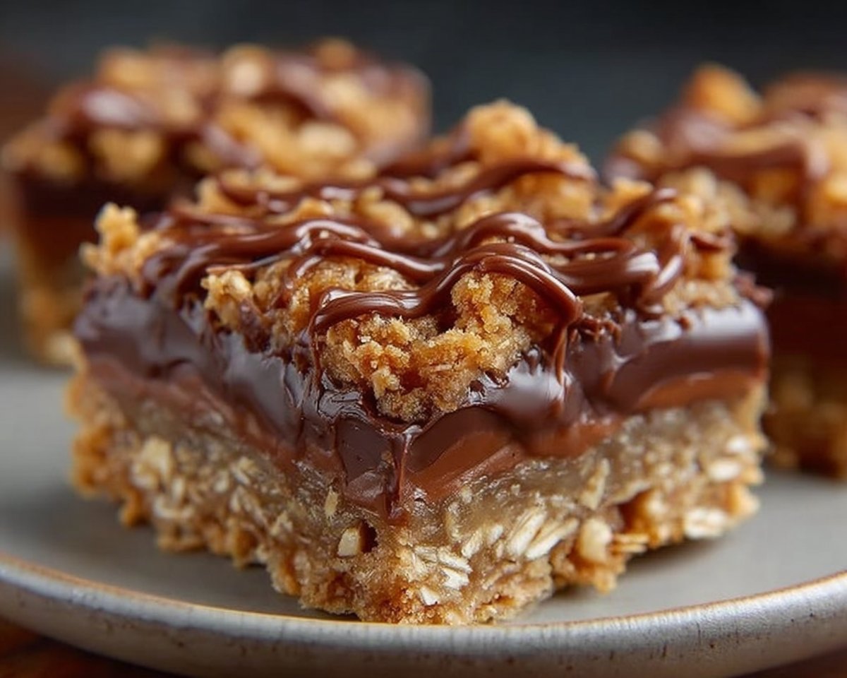 No-Bake Chocolate Oat Bars