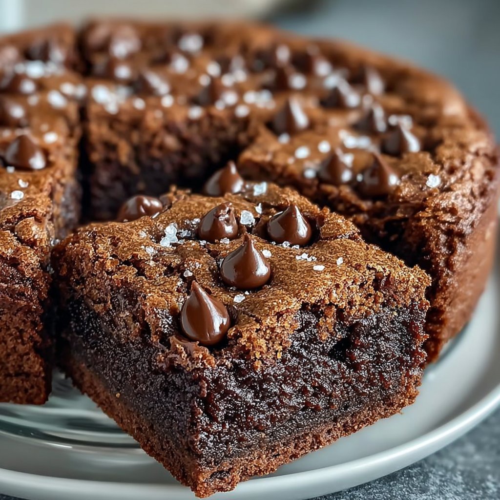 Double Chocolate Chip Cookie Cake
