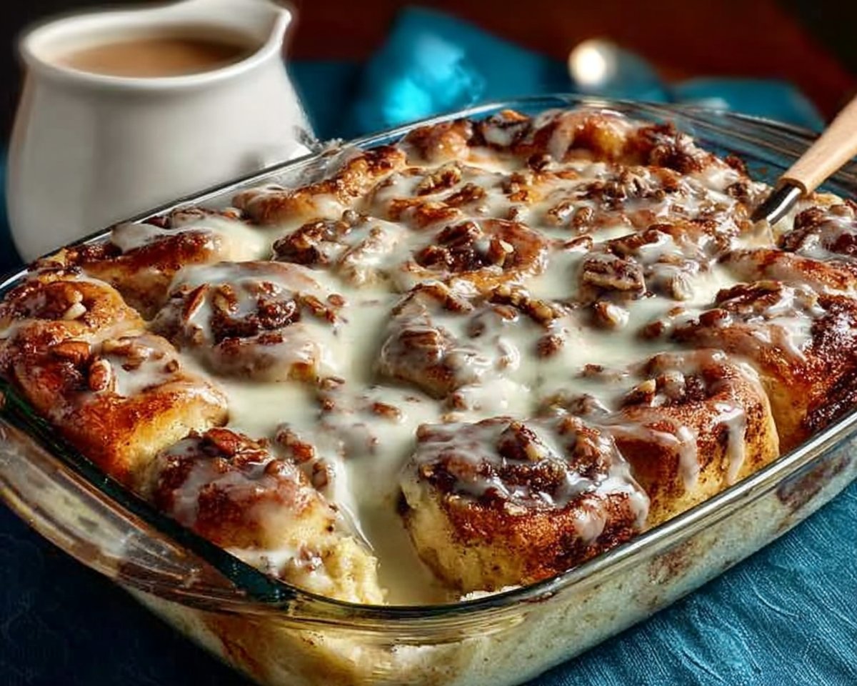Homemade Cinnamon Roll Casserole