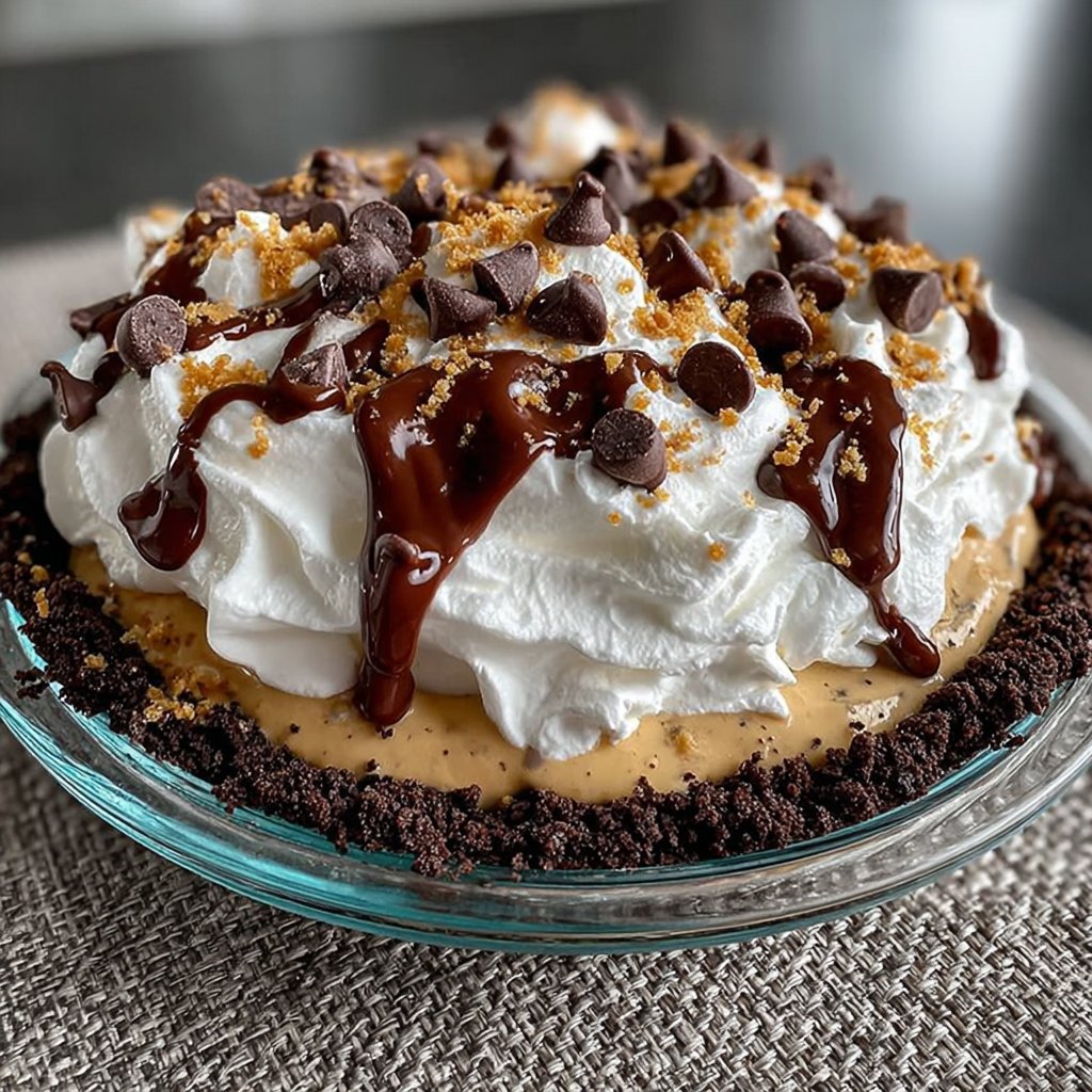 Creamy Chocolate Peanut Butter Pie