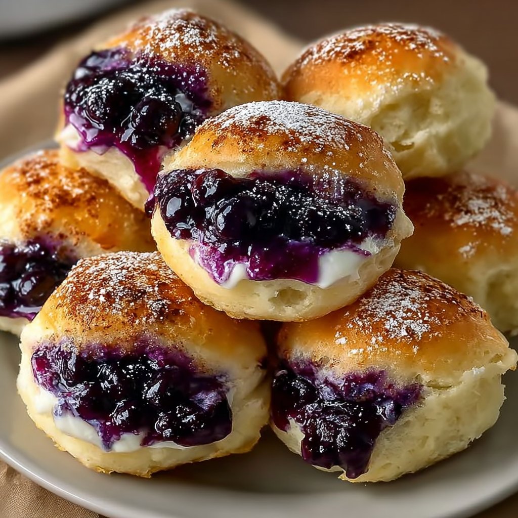 Blueberry Pie Bombs