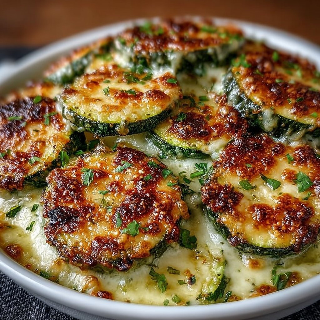 Cheesy Baked Zucchini