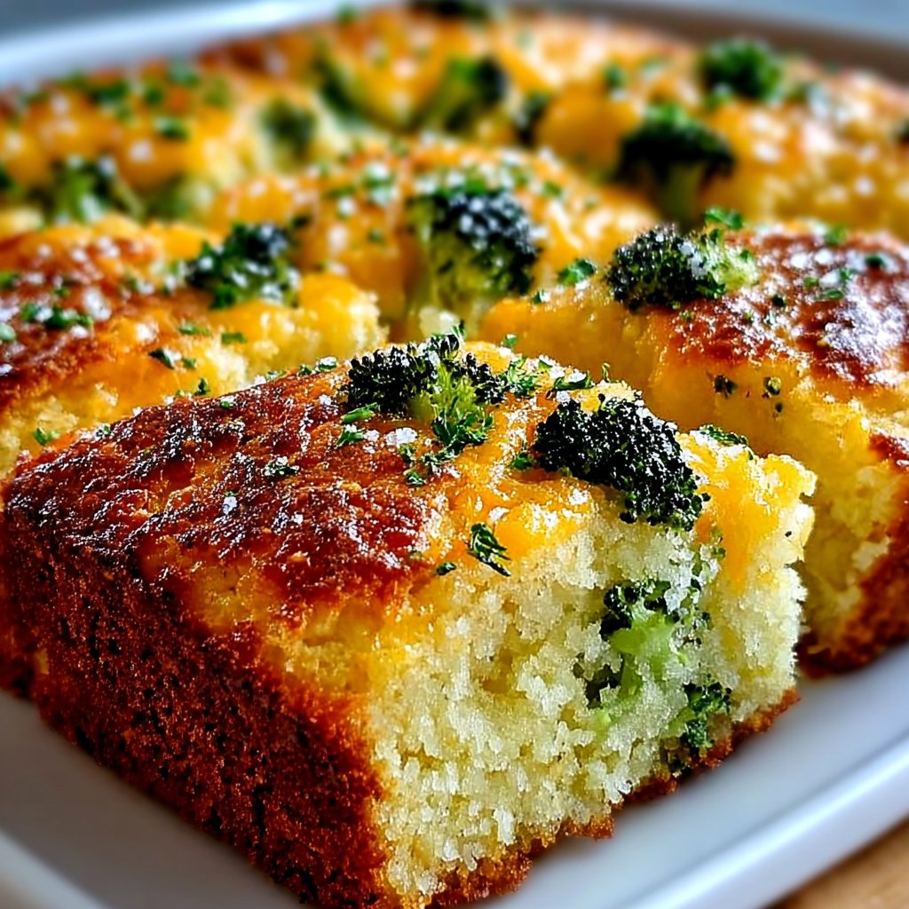 Cheesy Broccoli Cornbread