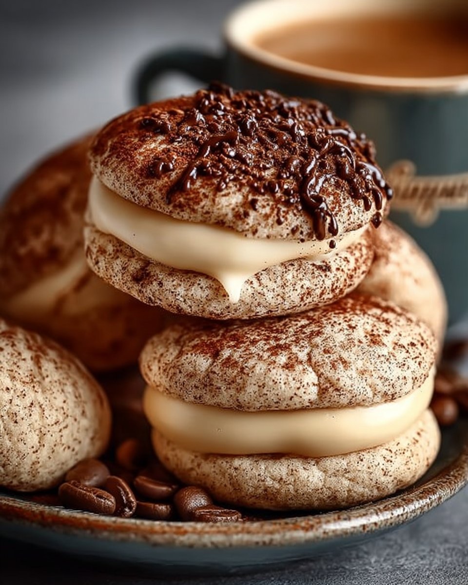 Coffee Cheesecake Cookies