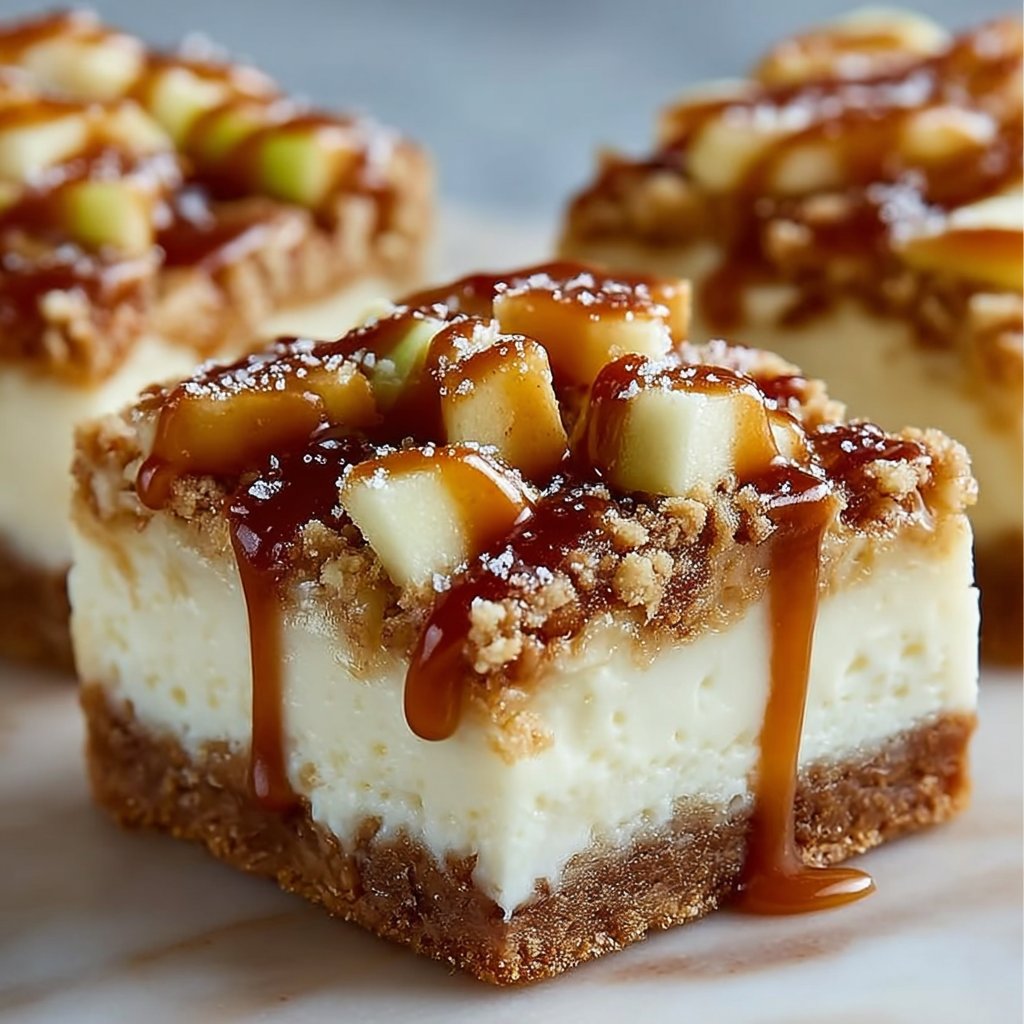 Salted Caramel Apple Dream Bars