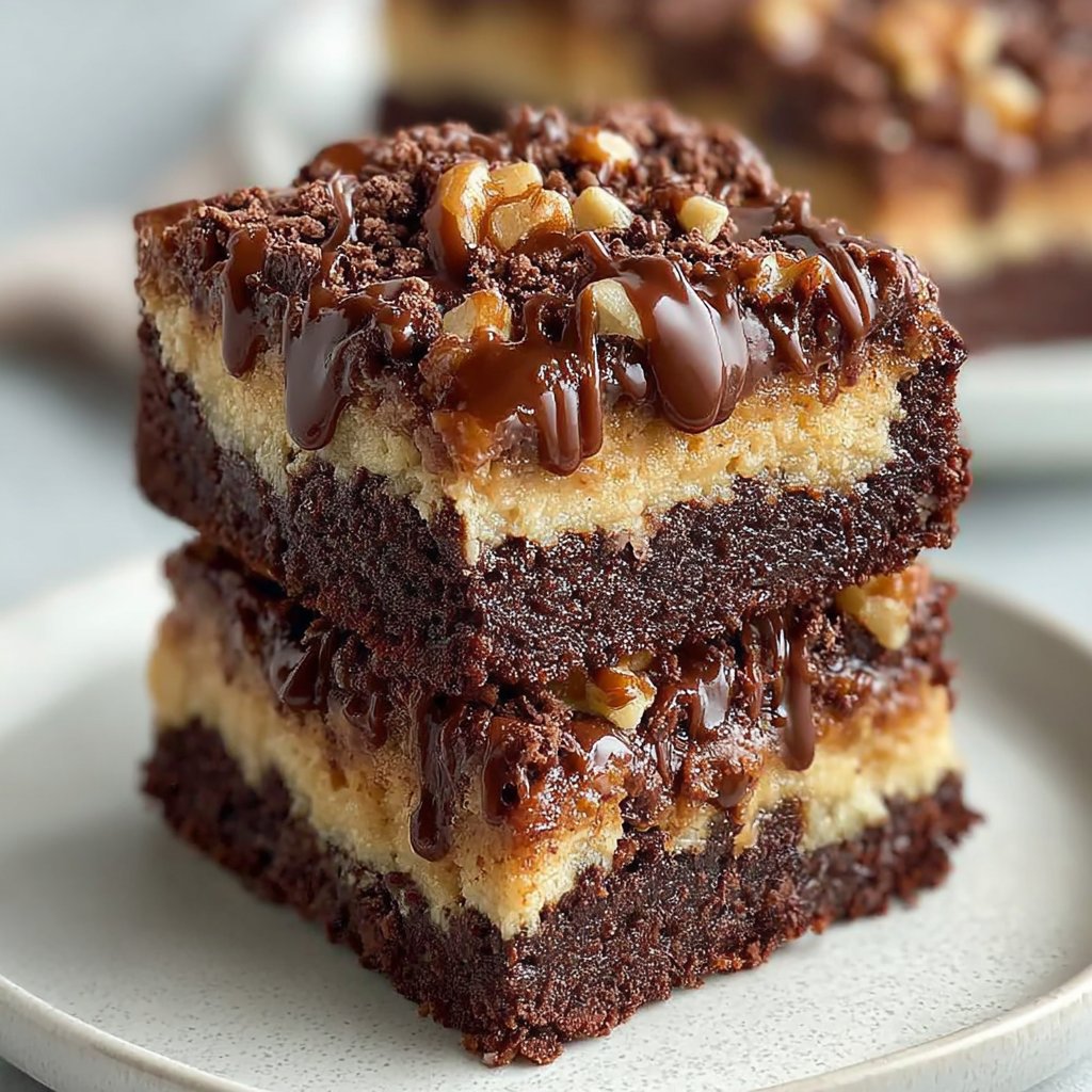 Fudgy Brownie Cookie Layer Bars