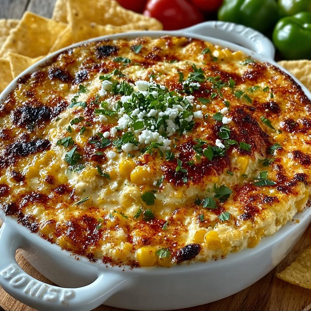 Smoked Mexican Street Corn Dip