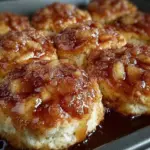 Delicious apple pie biscuits with a flaky crust and apple filling