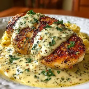 Crispy Asiago Chicken served in creamy mustard sauce