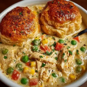 Delicious Crockpot Chicken Pot Pie Stew in a bowl
