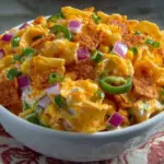 Delicious Frito Corn Salad with crunchy ingredients and fresh flavors.