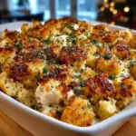 Delicious Chicken and Stuffing Casserole by Dolly, a home-cooked meal delight.