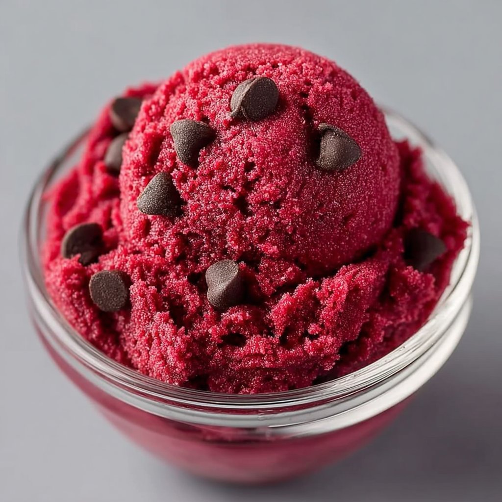 Red Velvet Edible Cookie Dough