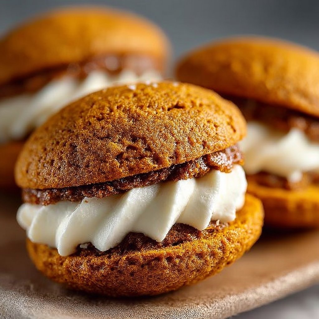 Healthy Pumpkin Whoopie Pies (Gluten-Free)