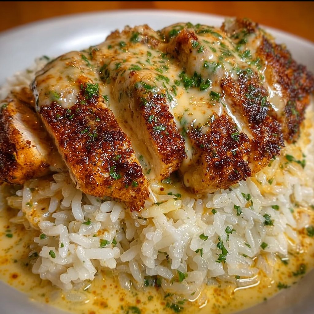 Creamy Cajun Chicken & Rice