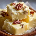 Delicious Heavenly Divinity Fudge with a creamy texture and rich flavor.