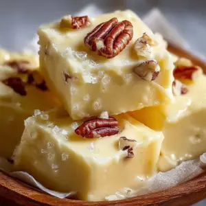 Delicious Heavenly Divinity Fudge with a creamy texture and rich flavor.