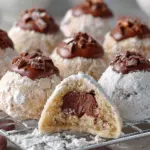 Delicious Hershey's Secret Kiss Cookies on a baking tray