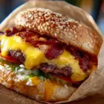 Hodad's Bacon Double Cheeseburger with crispy bacon and cheese