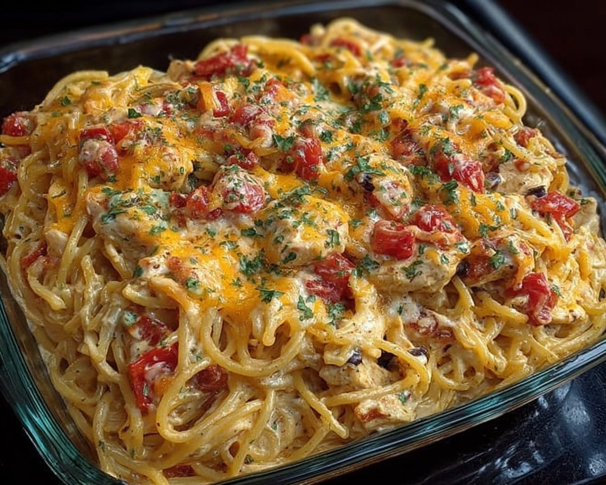 Mexican Chicken Spaghetti