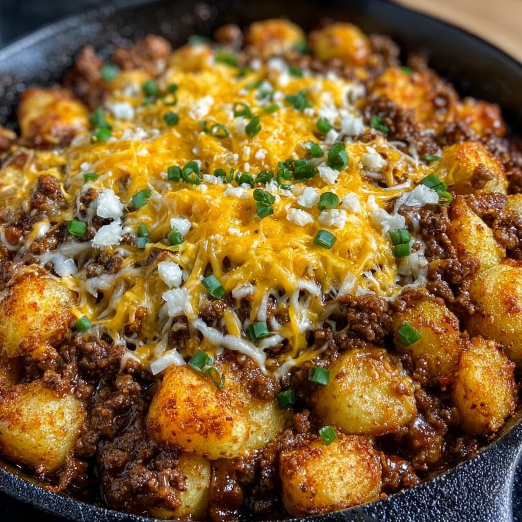 Sloppy Joe Potato Skillet