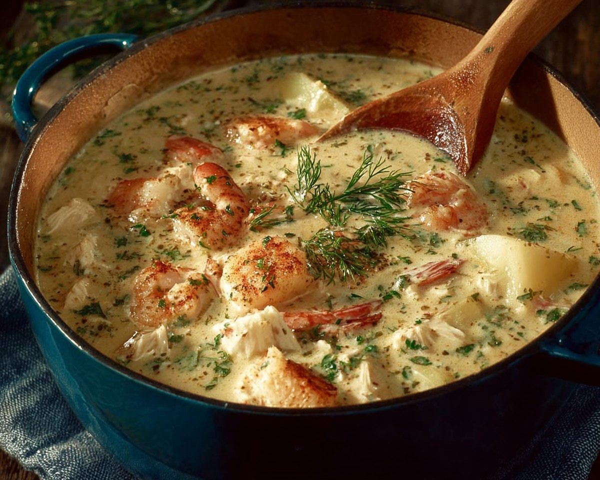 Crab and Shrimp Seafood Bisque