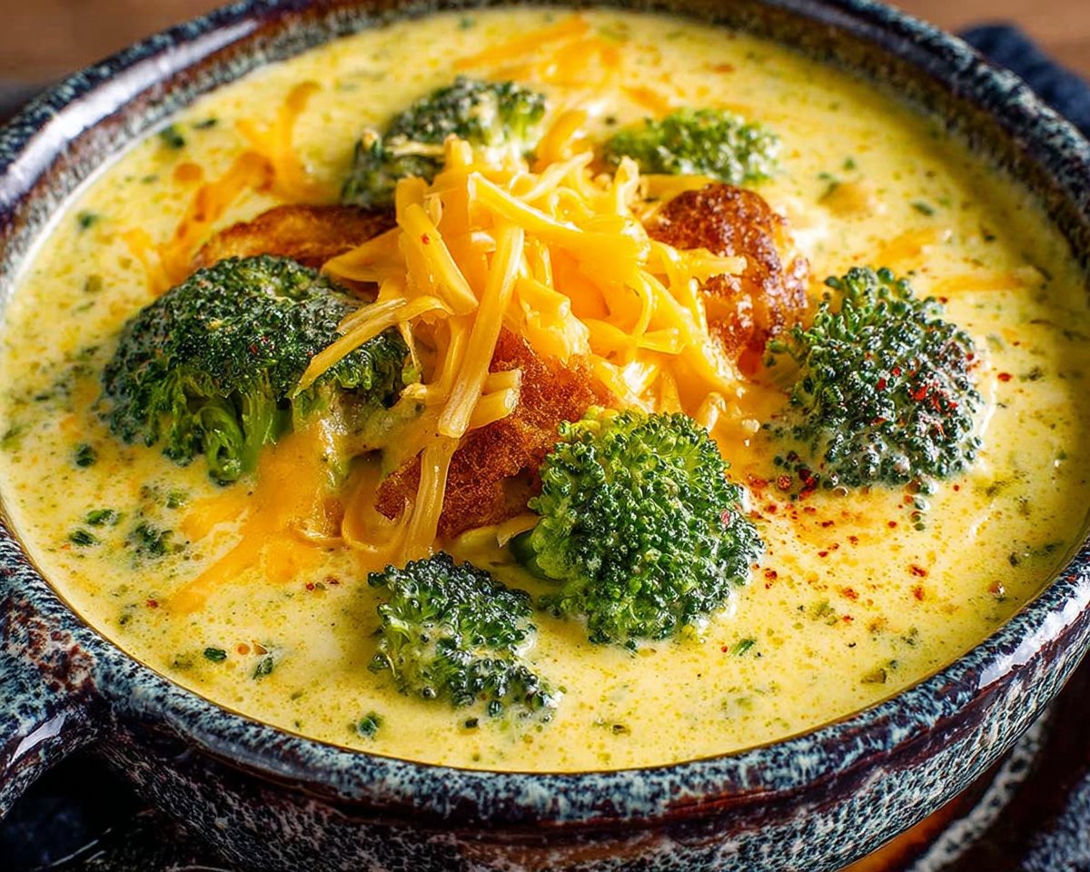 Creamy Broccoli Cheddar Soup