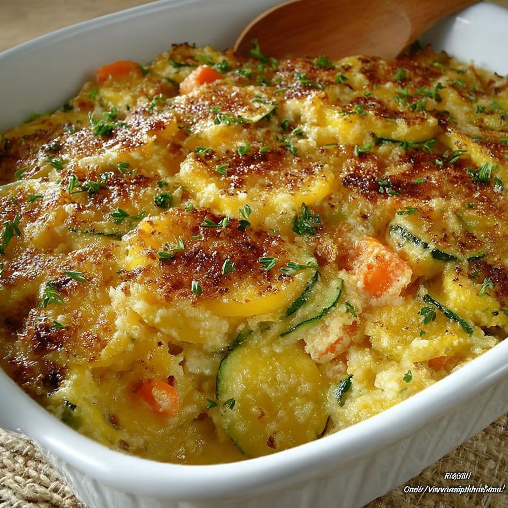Nannies Squash Casserole