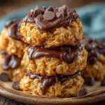 Delicious no bake preacher cookies on a plate