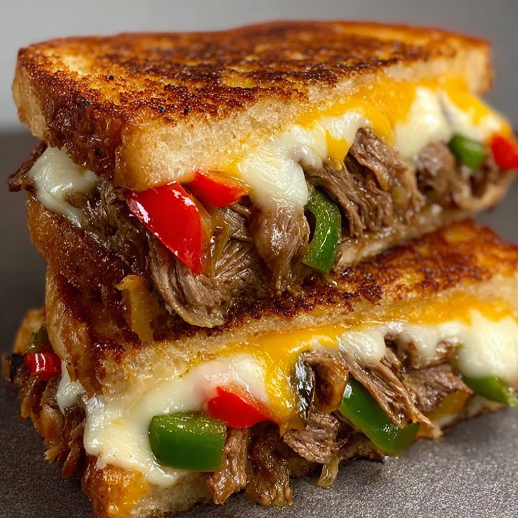 Philly Steakhouse Grilled Cheese
