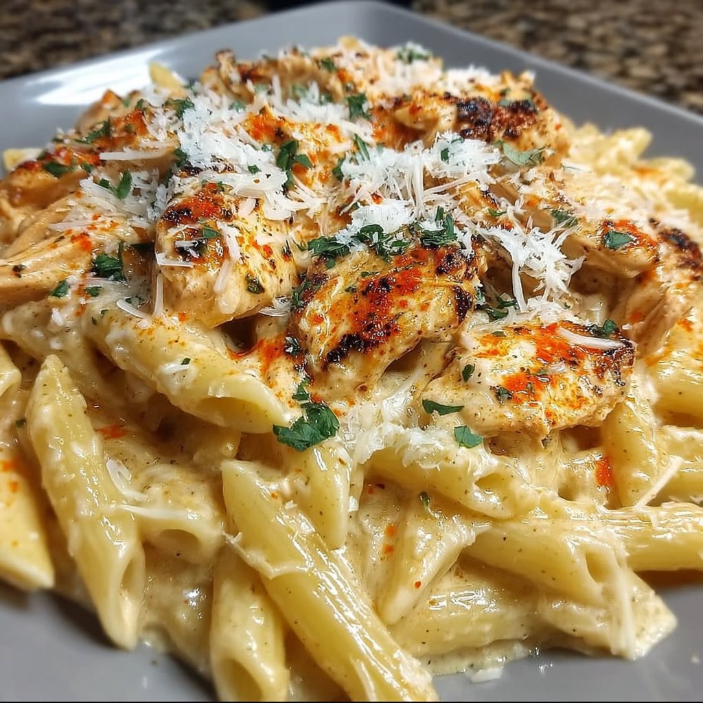 Creamy Buffalo Chicken Penne
